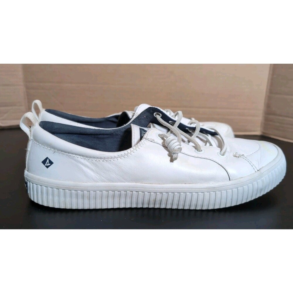 SPERRY CREST VIBE CASUAL LEATHER SHOES SNEAKERS WOMENS SIZE 9M  VGC - Picture 2 of 11